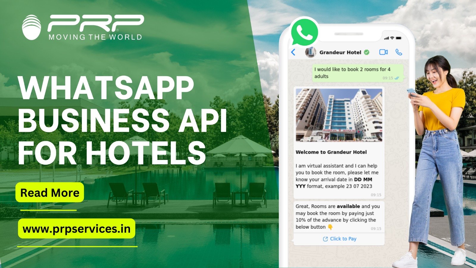 whatsapp business api for hotels