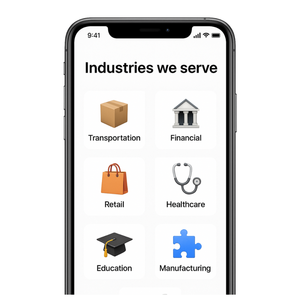 Industries We Serve​