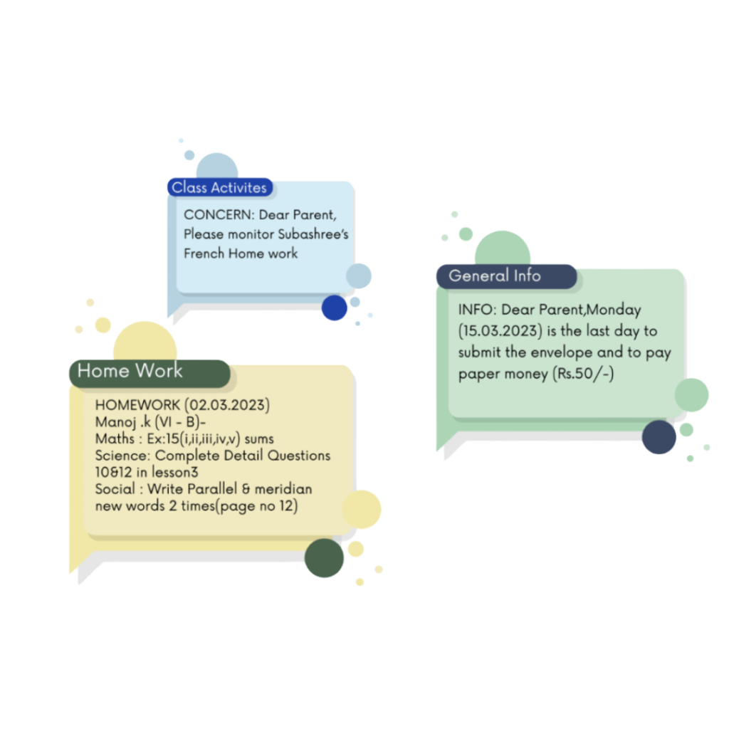 Examples of Bulk SMS in Schools