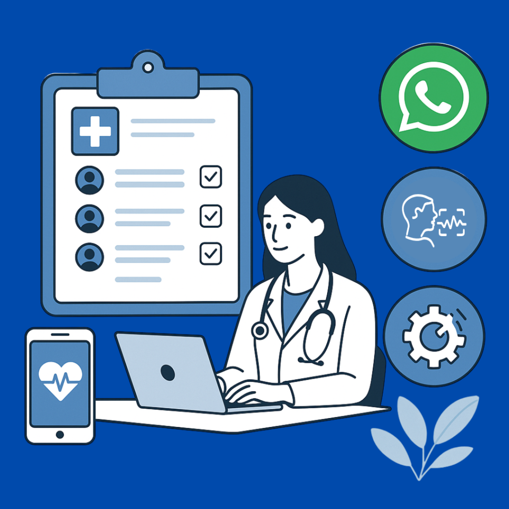 Healthcare CRM with WhatsApp, Voice & Automation Tools