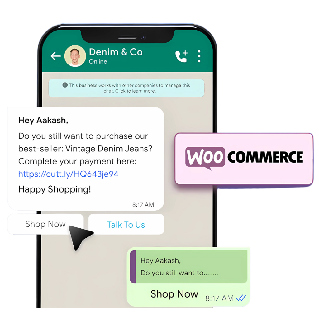 WhatsApp Business API Integration for WooCommerce
