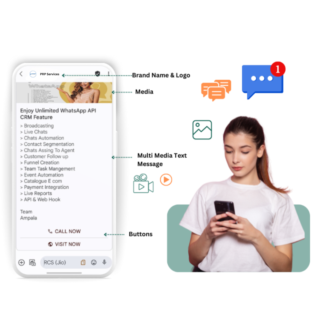 RCS message reseller panel