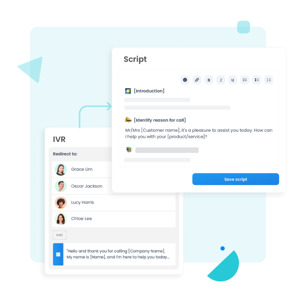PRP Services for IVR Calling API
