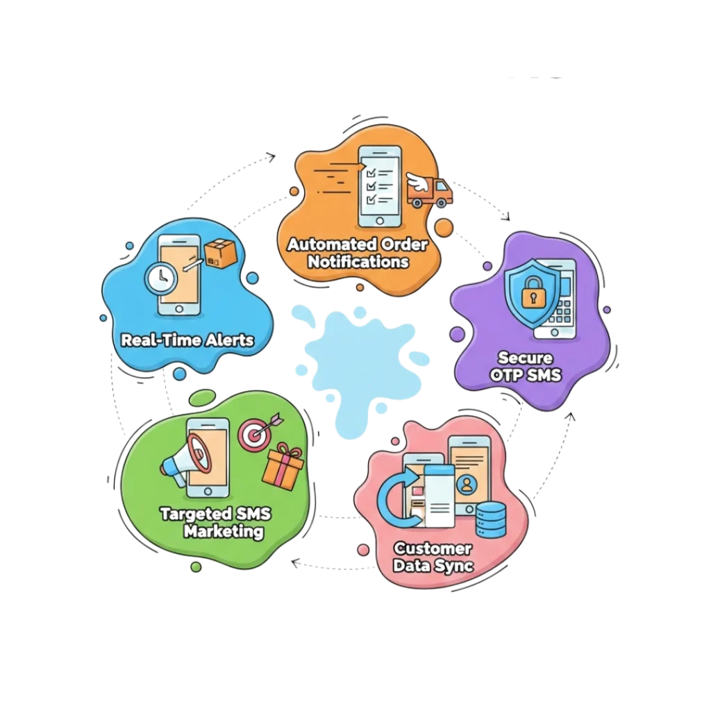 SMS API Integration for E-commerce