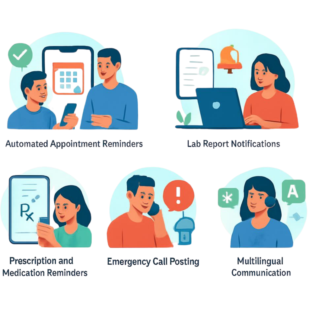 Key Features of AI Voice Bot for Healthcare​