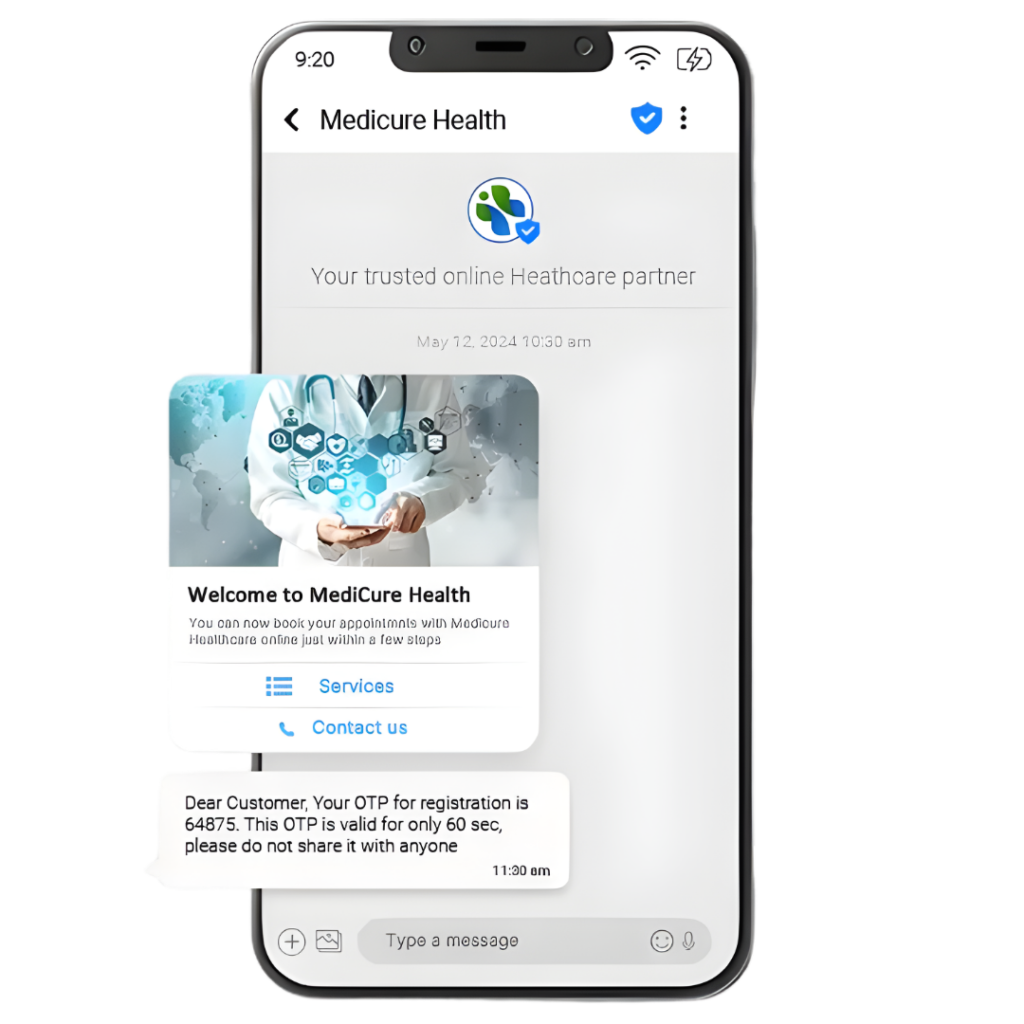 RCS Message for Healthcare