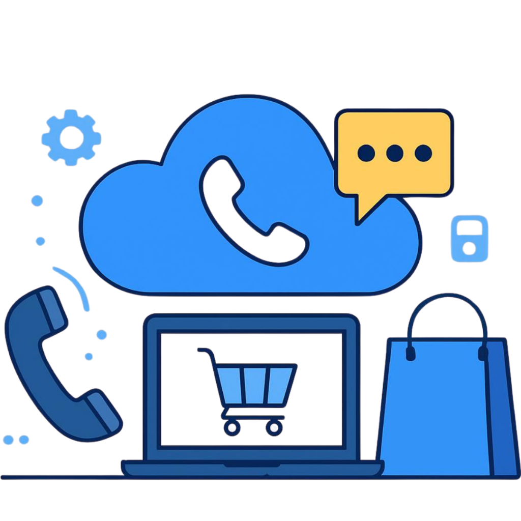 Smart Customer Service with Cloud Telephony for E-commerce