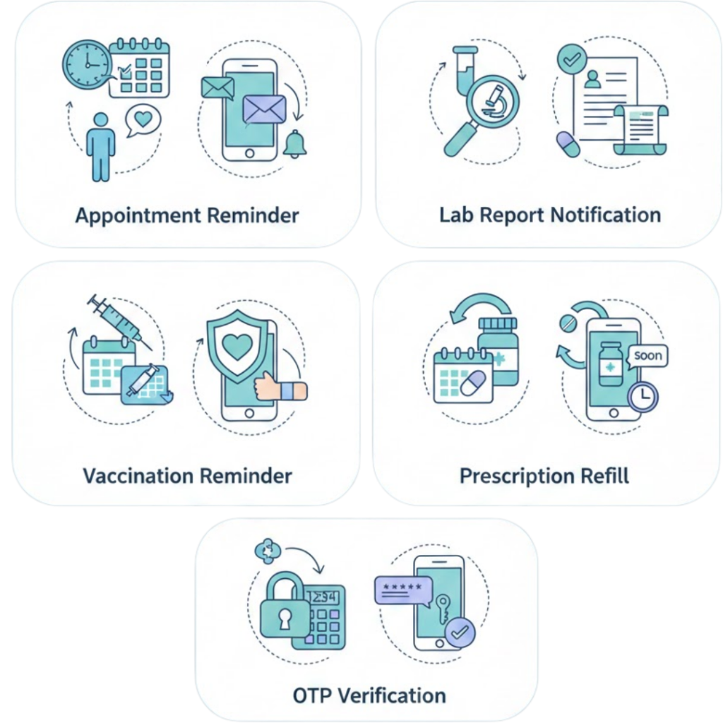 Use Cases of SMS API in Healthcare​
