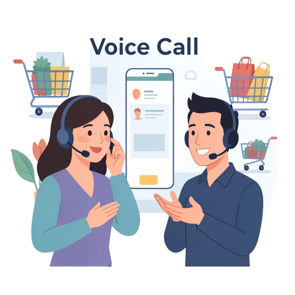 Voice Call for E-commerce