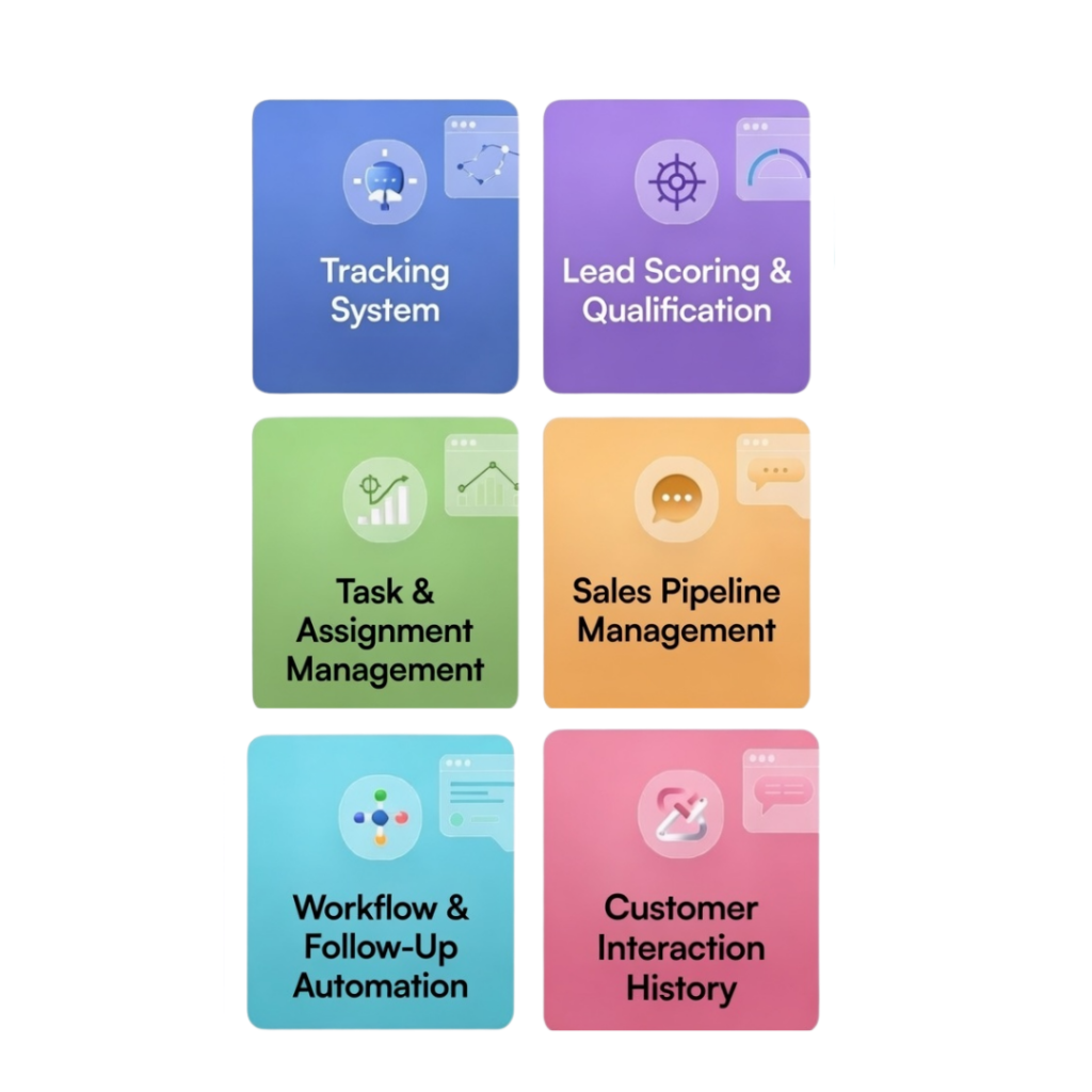 Core Features of CES (Lead Management Software)