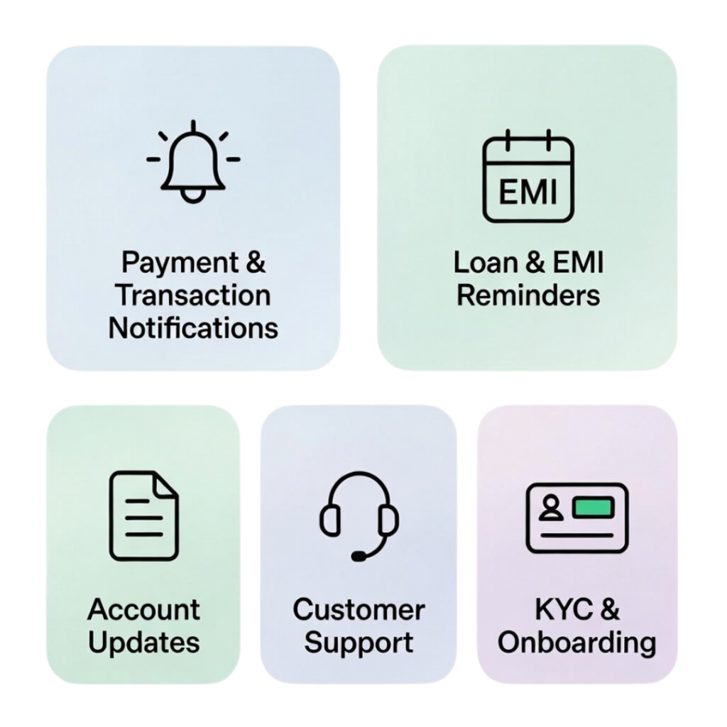Use Cases of WhatsApp Business API in Fintech​