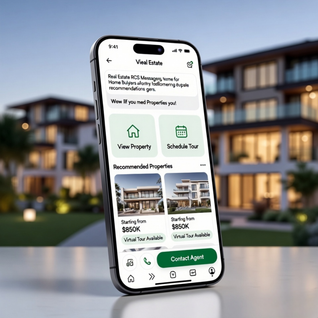 RCS Messaging for Real Estate