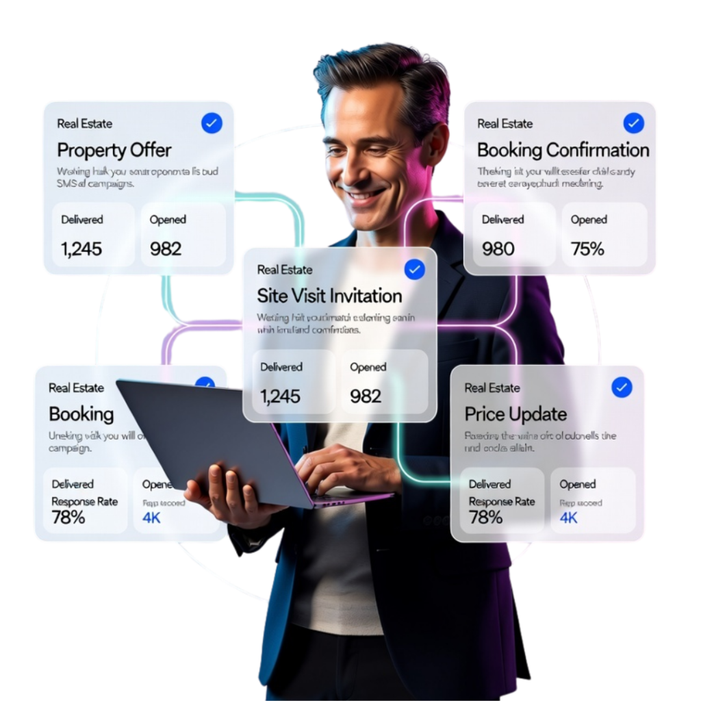 Bulk SMS for Real Estate​